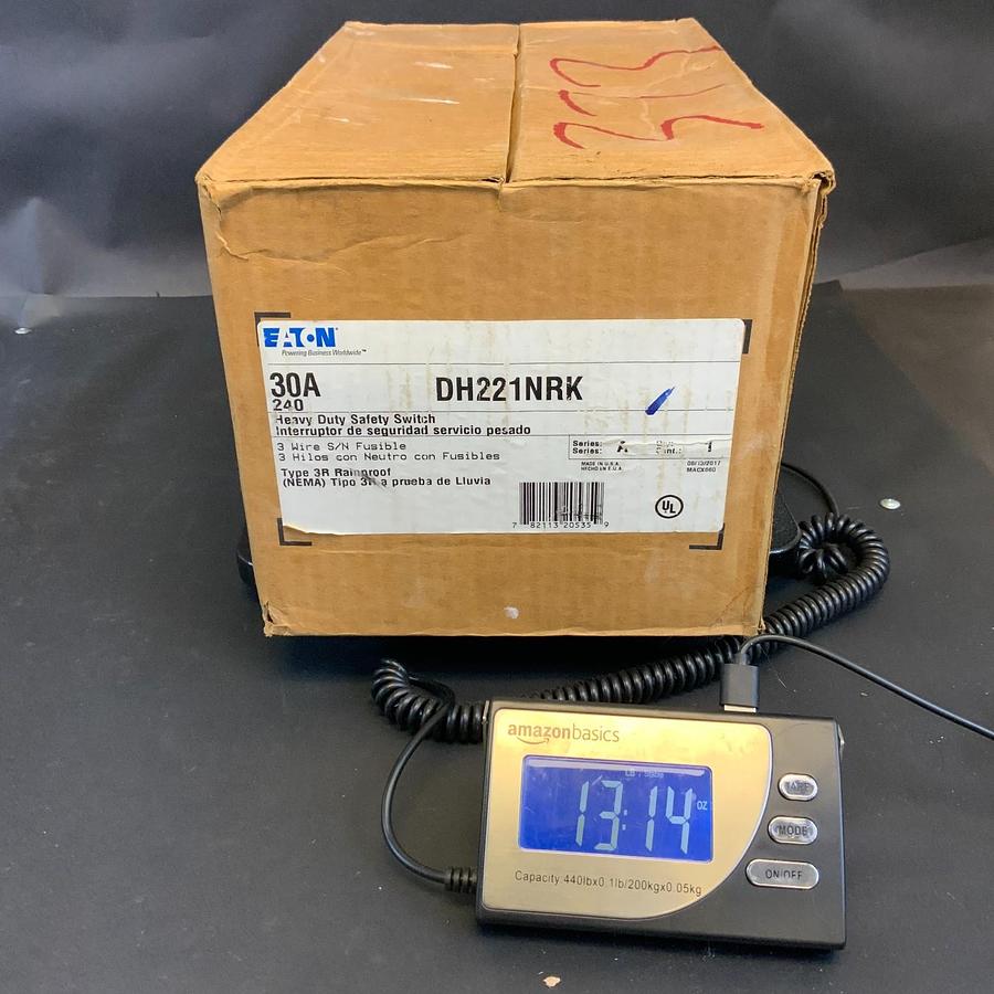 Used EATON DH221NRK HEAVY DUTY SAFETY SWITCH ($60 OBO)