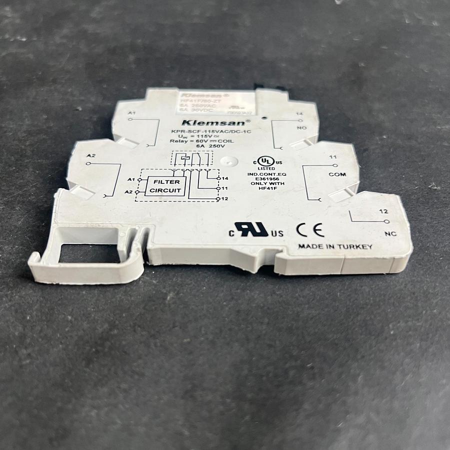 Used KLEMSEN KPR-SCF-115VAC/DC-1C INTERFACE RELAY ($18 OBO)