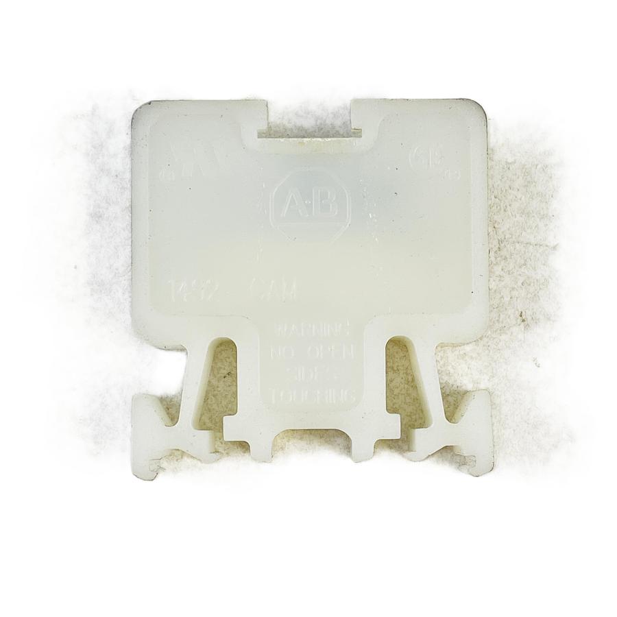 Refurbished ALLEN BRADLEY 1492-CAM WHITE TERMINAL BLOCK 25A 600V DIN RAIL