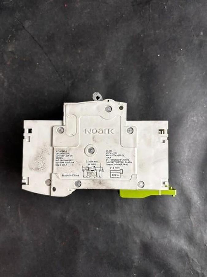 Used NOARK B1H C20A 3-POLE CIRCUIT BREAKER ($17 OBO)