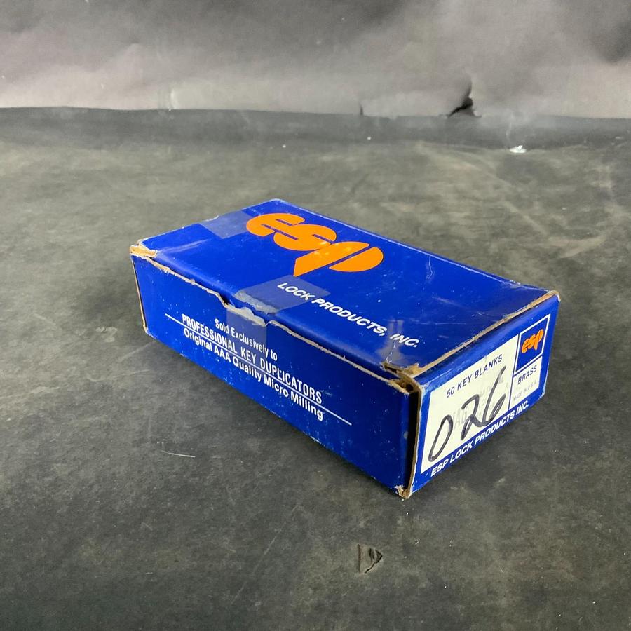 Used ESP BRASS KEY BLANKS - QTY 50 ($30 OBO)