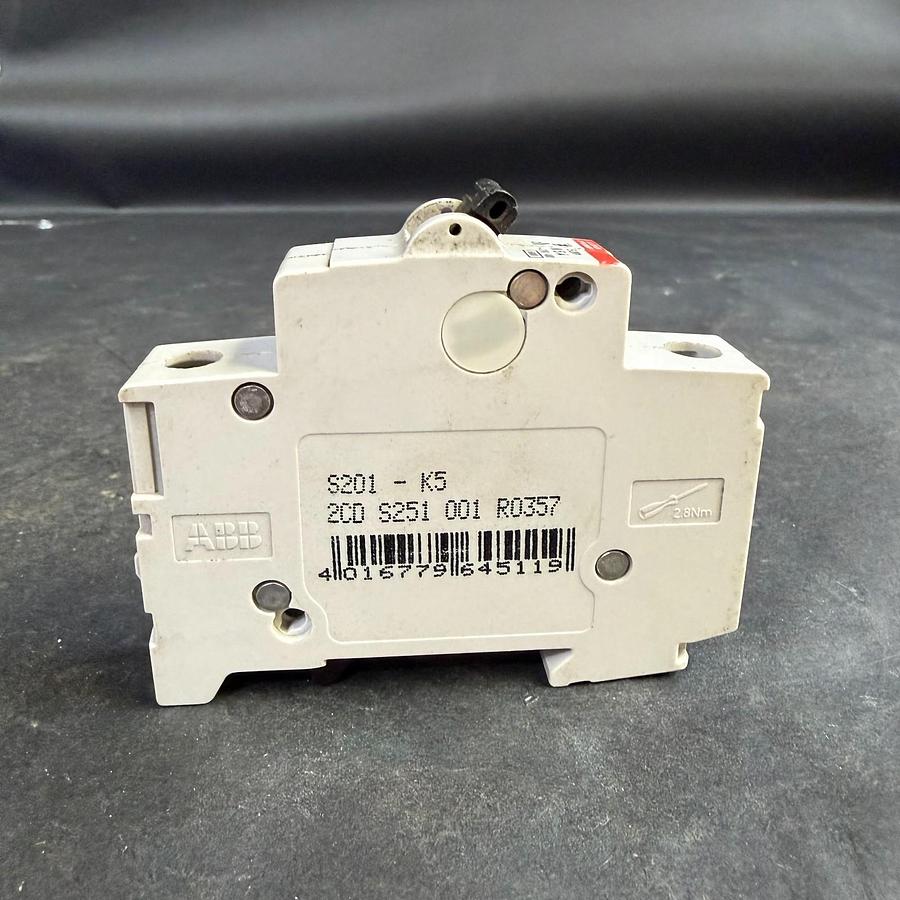 Used ABB S201 K5A CIRCUIT BREAKER ($19 OBO)