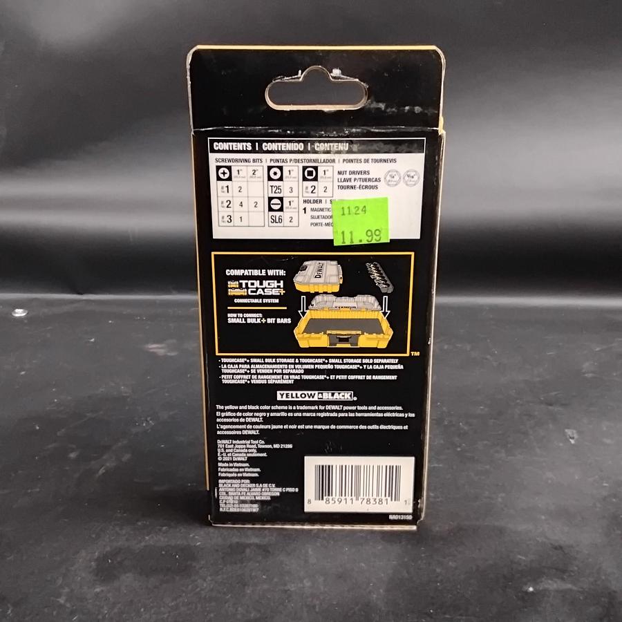 DEWALT DWABYTMF-19 MAXFIT SCREWDRIVING BIT SET ($12 OBO)