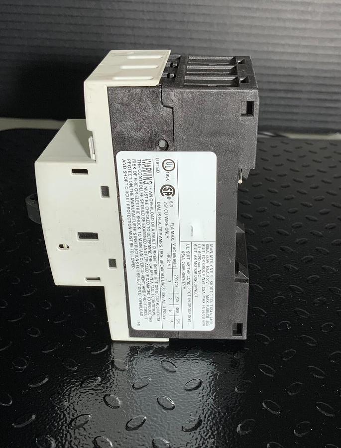Used SIEMENS 3RV1011-1GA20 ($44.99/EACH OBO)