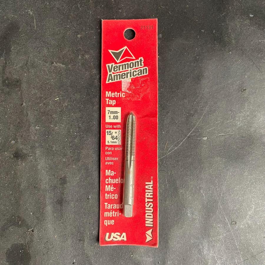VERMONT AMERICA 211131 METRIC TAP 7mm-1.00 15/16”