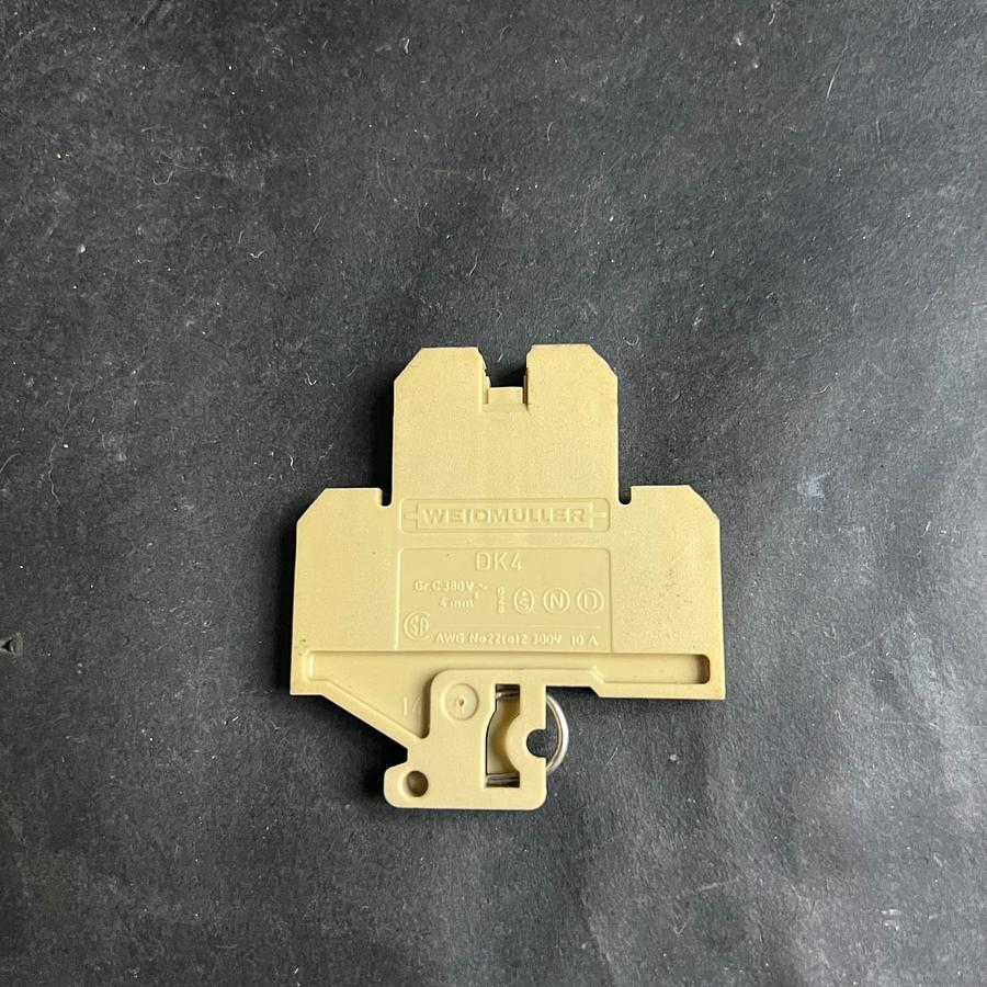 Used WEIDMULLER DK4 TERMINAL BLOCK ($4 OBO)