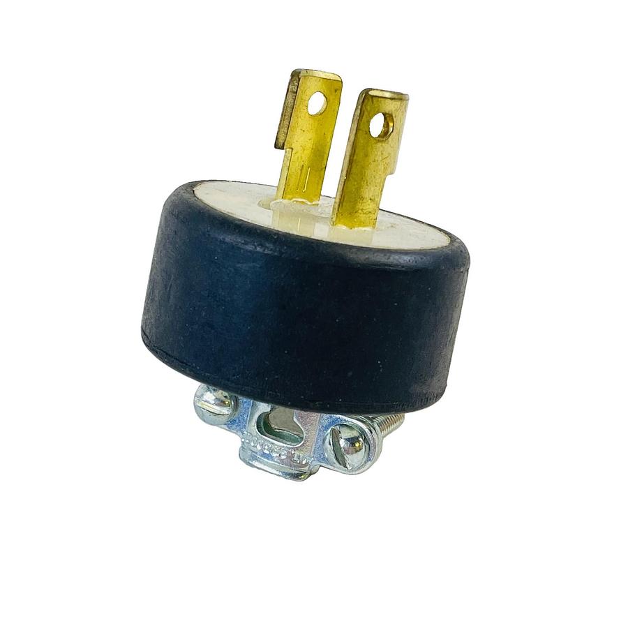Used HUBBELL HBL7102 TWIST-LOCK MALE PLUG 20A 250V 2-PRONG 2-POLE 2-WIRE