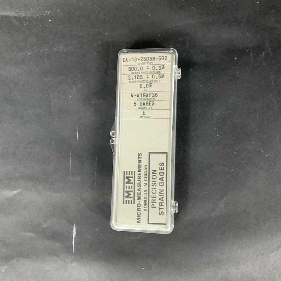 MICRO-MEASUREMENTS EA-13-250BM-500 PRECISION STRAIN GAUGE - BOX OF 5 ($25 OBO)