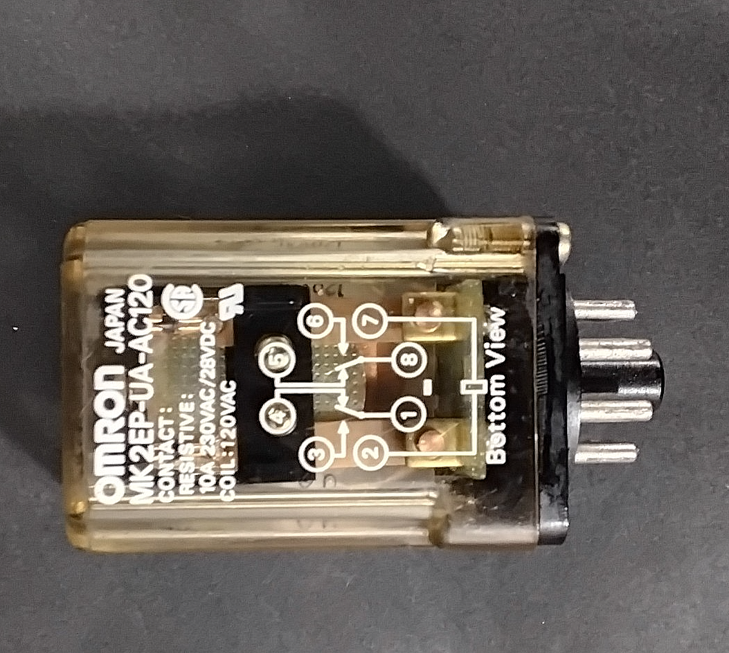 Used OMRON MK2EP-UA-AC120 RELAY ($102 OBO)