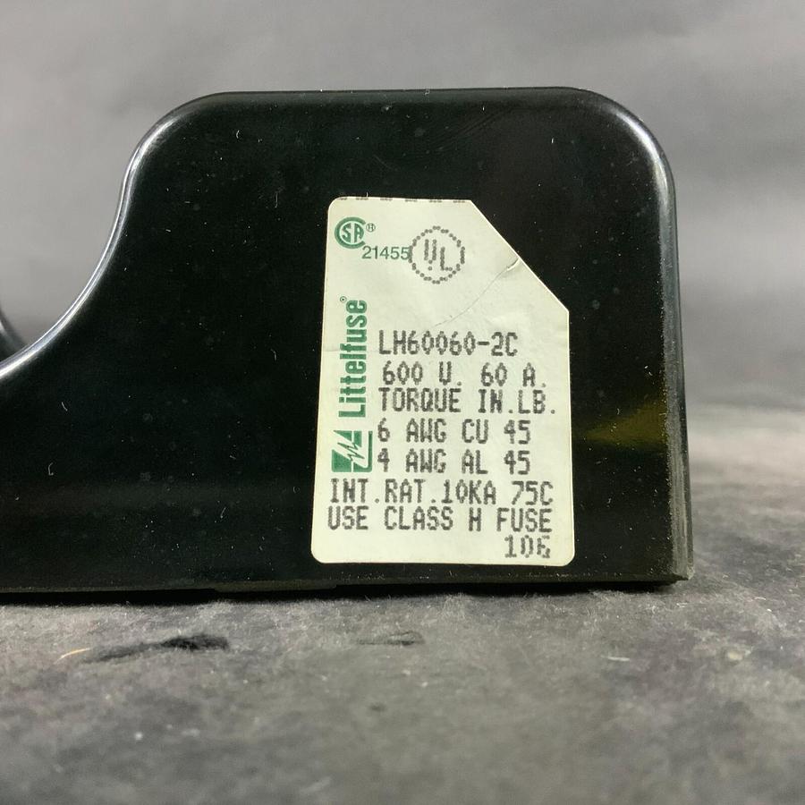 Used LITTELFUSE LH60060-2C FUSE HOLDER ($25 OBO)