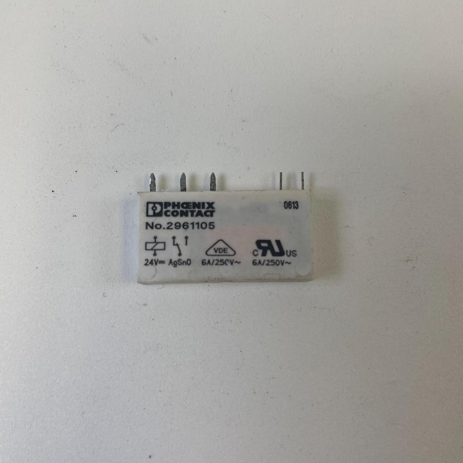 Used PHOENIX CONTACT 2961105 CONTACT RELAY PLC-INTERFACE 24VDC INDUSTRIAL AUTOMATION
