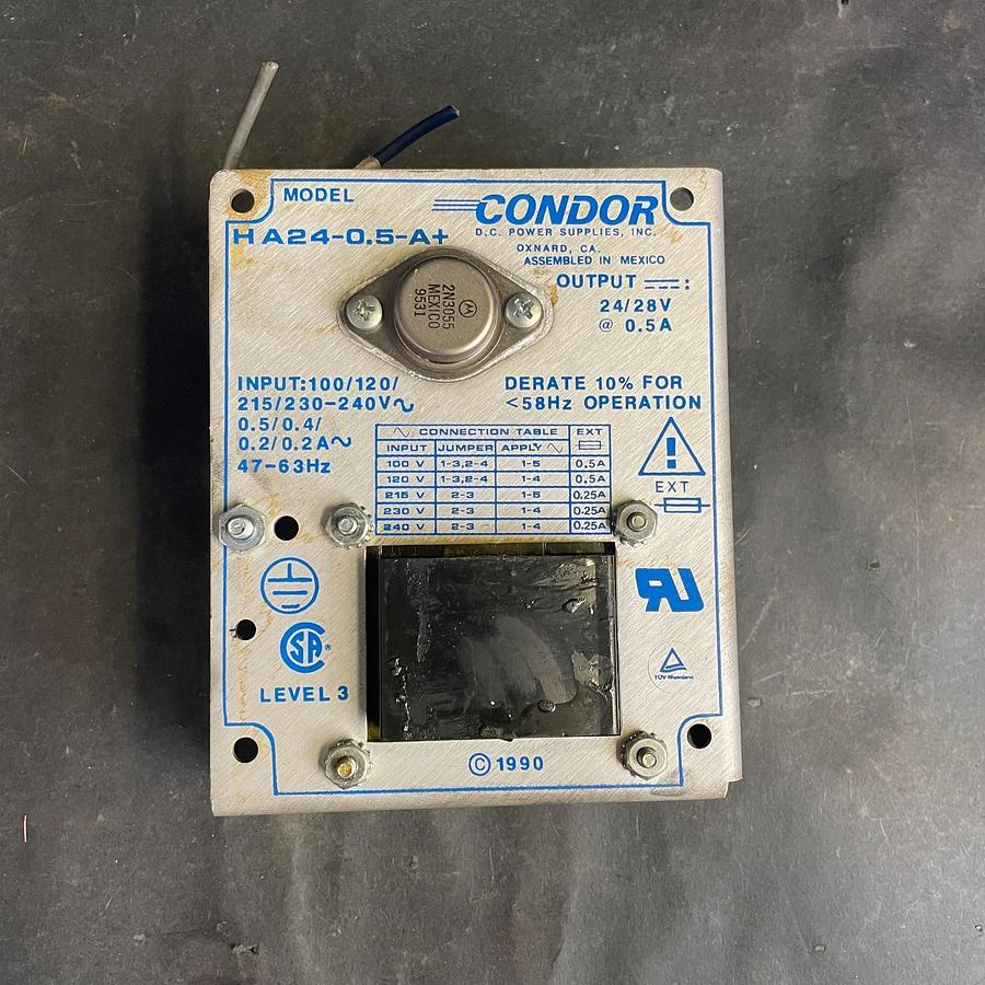 Used CONDOR HA24-0.5-A+ POWER SUPPLY
