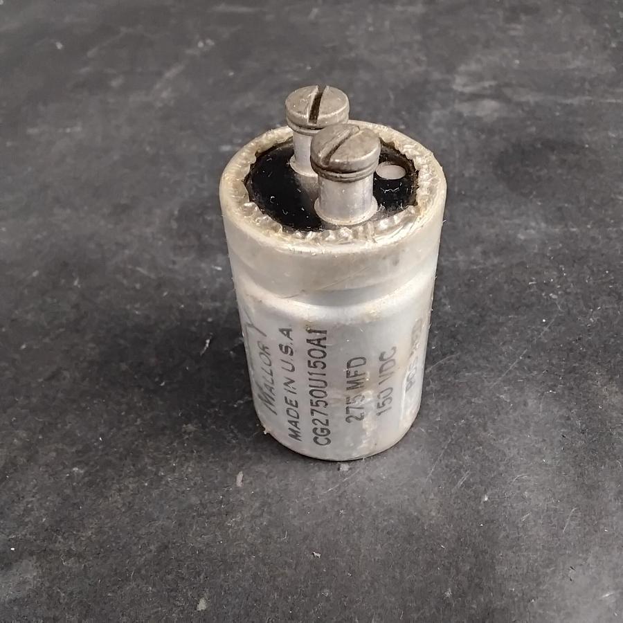 Used MALLORY CG2750U150A1 CAPACITOR ($20 OBO)