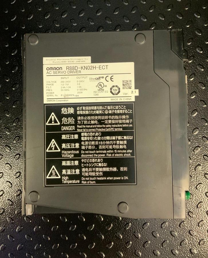 Used OMRON R88D-KN02H-ECT ($99.99/EACH OBO)