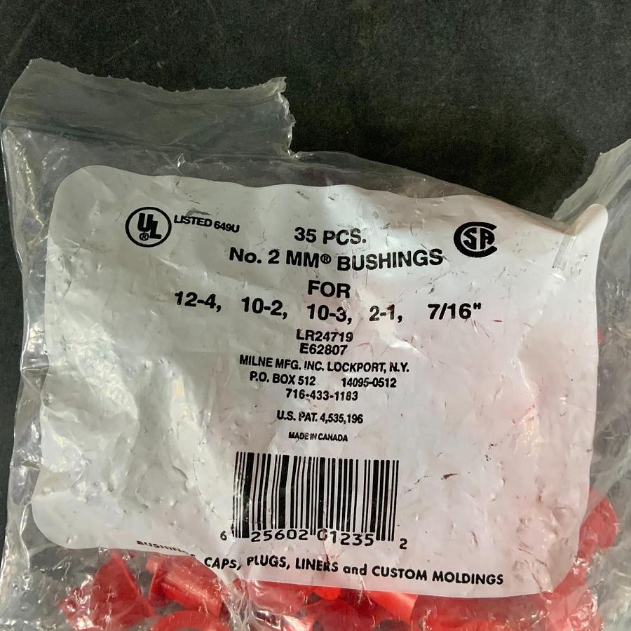Used MLINE INC LR24719 NO. 2MM BUSHINGS - QTY 29 ($8 OBO)