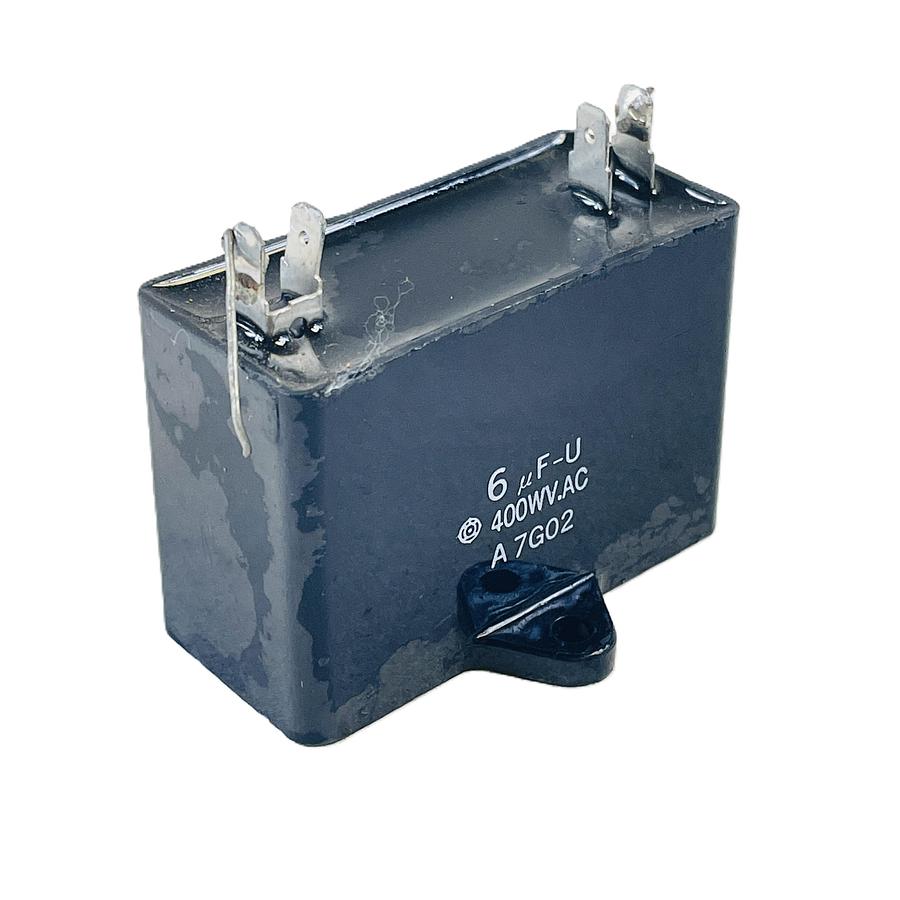 Used SHIZUKI A7G02 MOTOR RUN CAPACITOR 6uF 400WV.AC