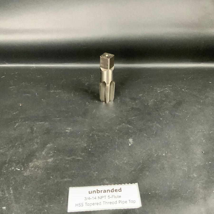Used Unbranded 3/4-14 NPT 5-FLUTE HSS TAPERED THREAD PIPE TAP ($10 OBO)