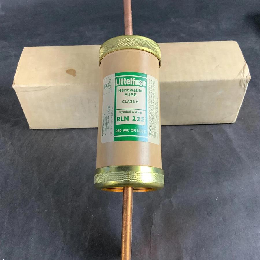 LITTELFUSE RLN225 RENEWABLE FUSE - NEW IN BOX ($50 OBO)