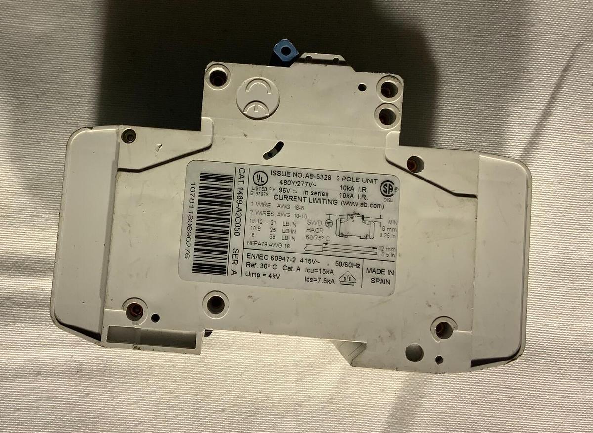 Used ALLEN BRADLEY 1489-A2C050 ($44.99 OBO)