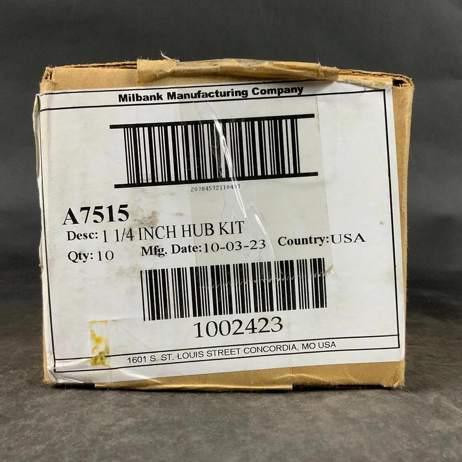 MILBANK A7515 1-1/4” HUB KIT - SET OF 10 ($125 OBO)