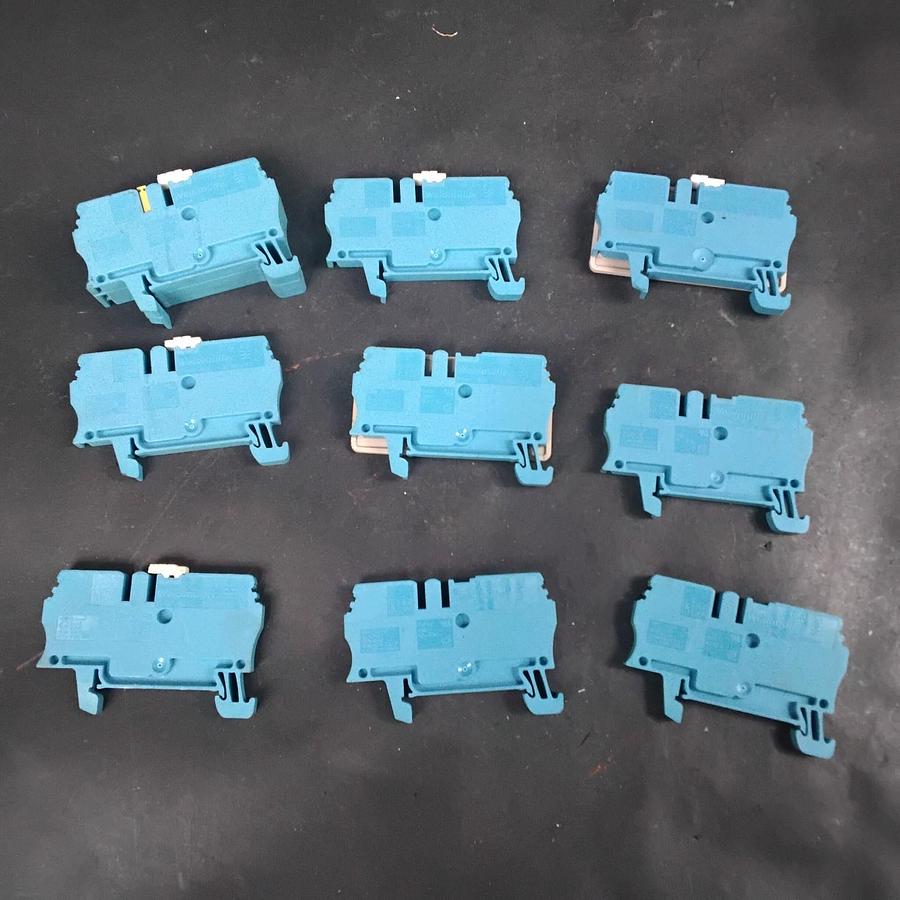 Used WEIDMULLER ZDU 2.5 TERMINAL BLOCKS - GROUP OF 11 ($20 OBO)