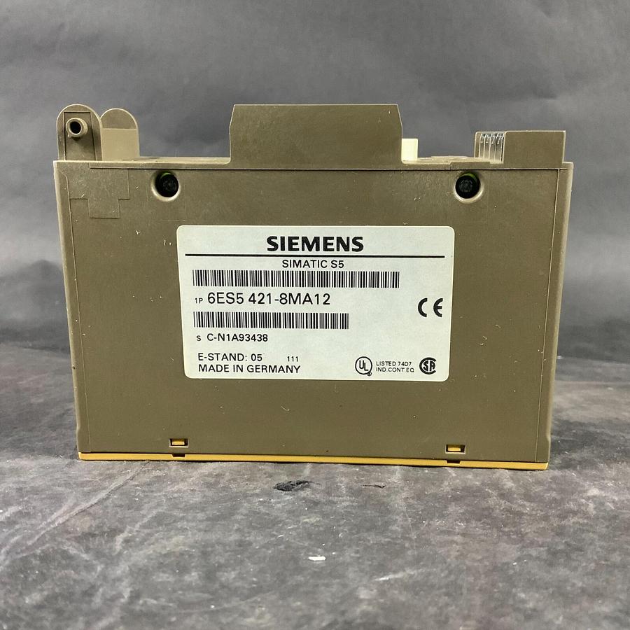 Used SIEMENS 6ES5421-8MA12 SIMATIC S5 INPUT MODULE ($15 OBO)