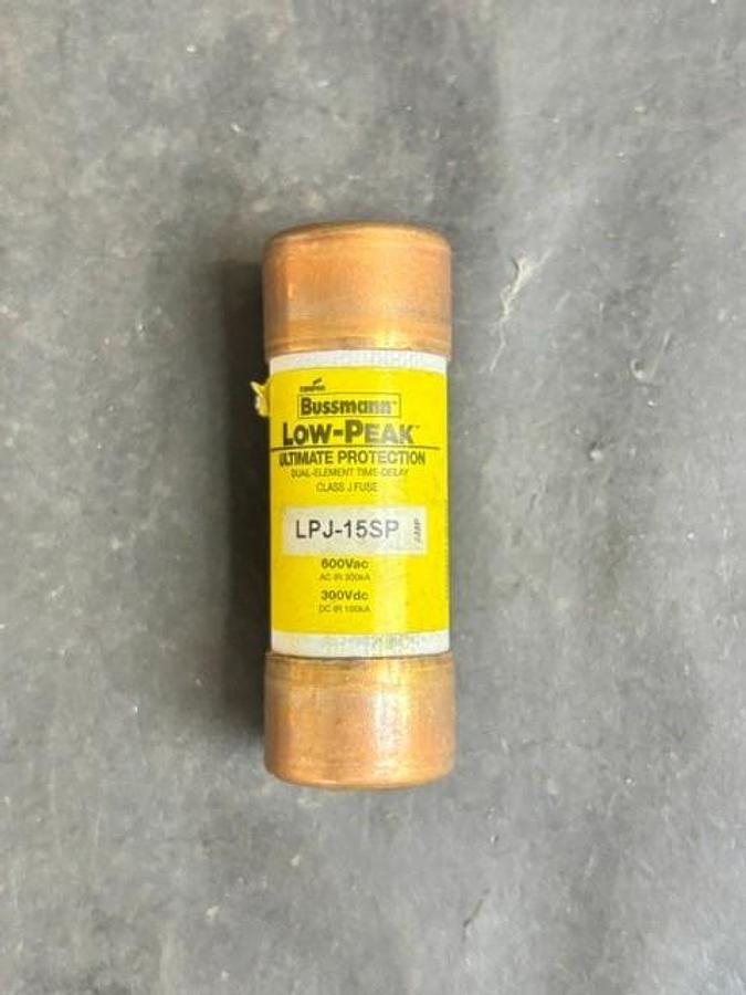 Used EATON BUSSMANN LPJ-15SP FUSE
