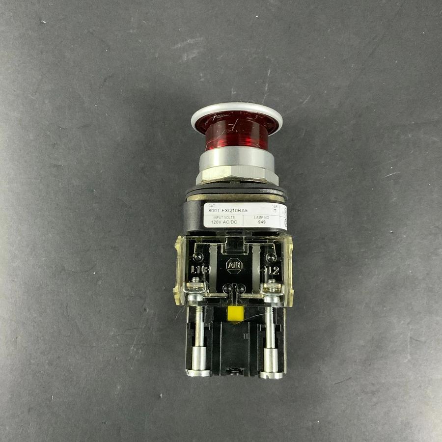 Used ALLEN BRADLEY 800T-FXQ10RA5 ILLUMINATED PUSH BUTTON ($70 OBO)