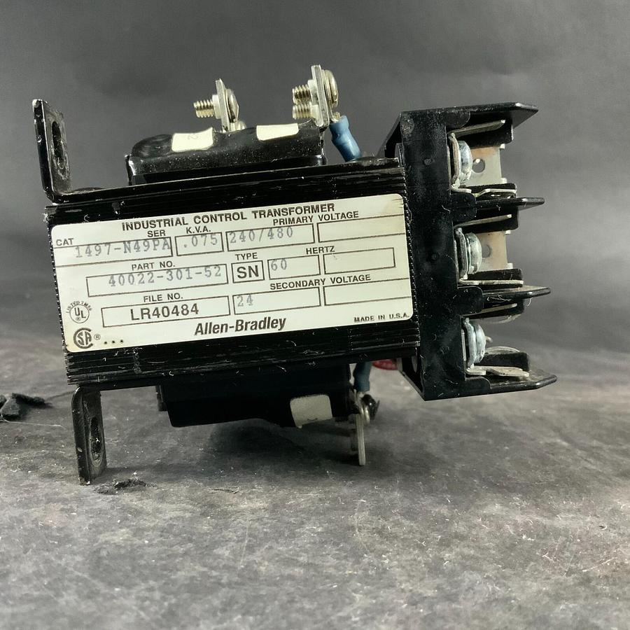 Used ALLEN BRADLEY 1497-N49PA CONTROL TRANSFORMER ($120 OBO)