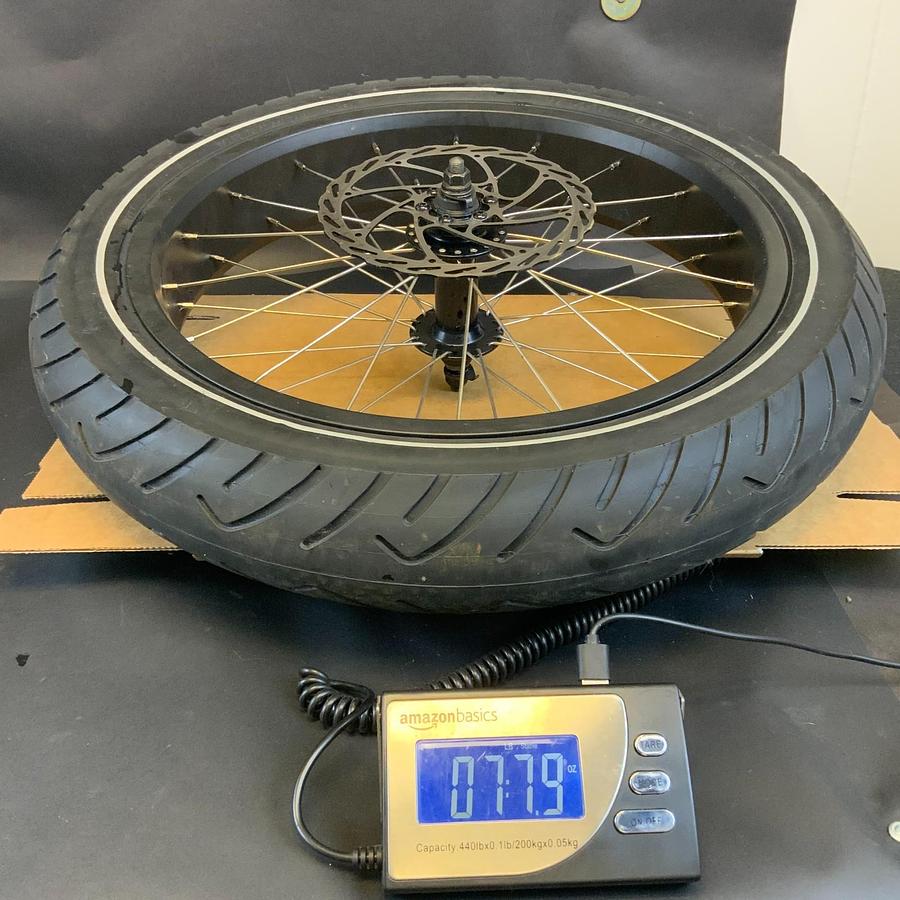 Used KENDA 97-406 20X4-1/4 E-BIKE WHEEL WITH ROTOR NEW ($120 OBO)