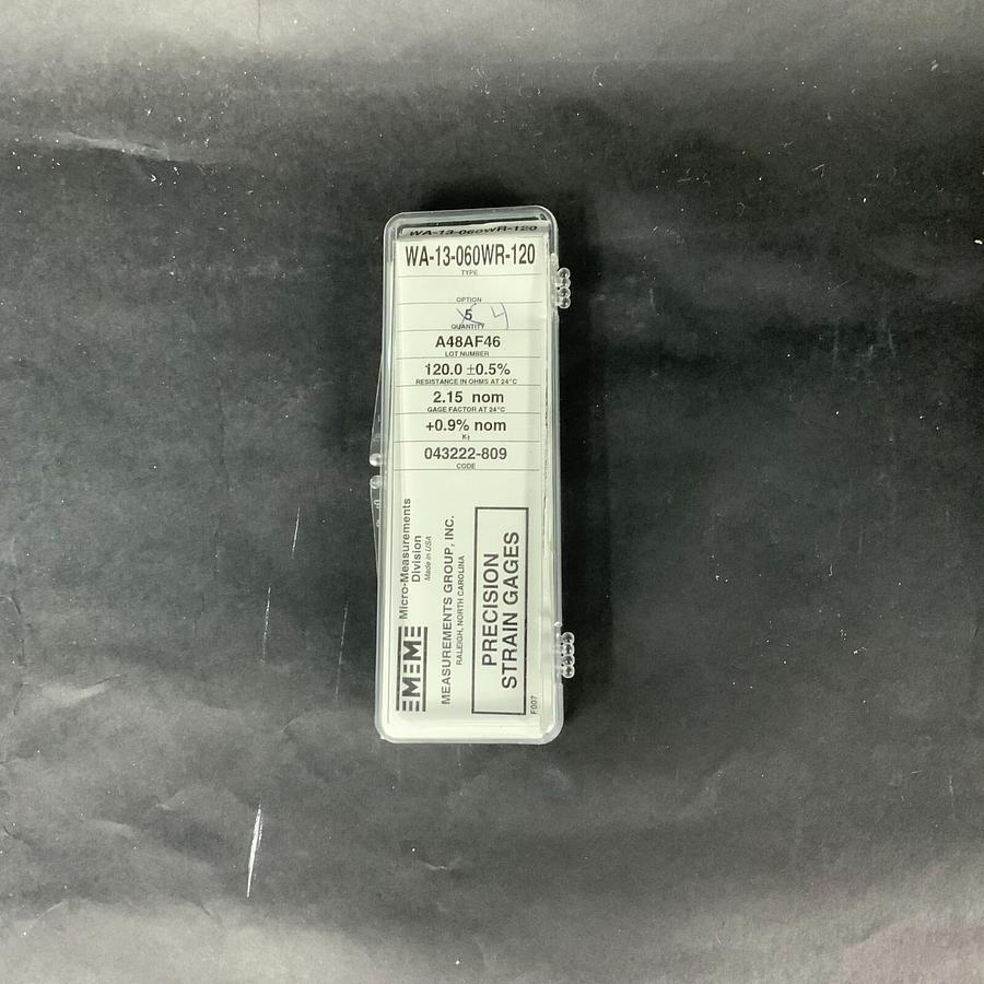 Used MICRO-MEASUREMENTS WA-13-060WR-120 PRECISION STRAIN GAUGE - LOT OF 4 ($20 OBO)