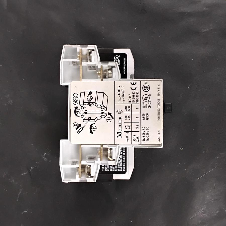 Used MOELLER PKZM0-1 MANUAL MOTOR STARTER ($20 OBO)