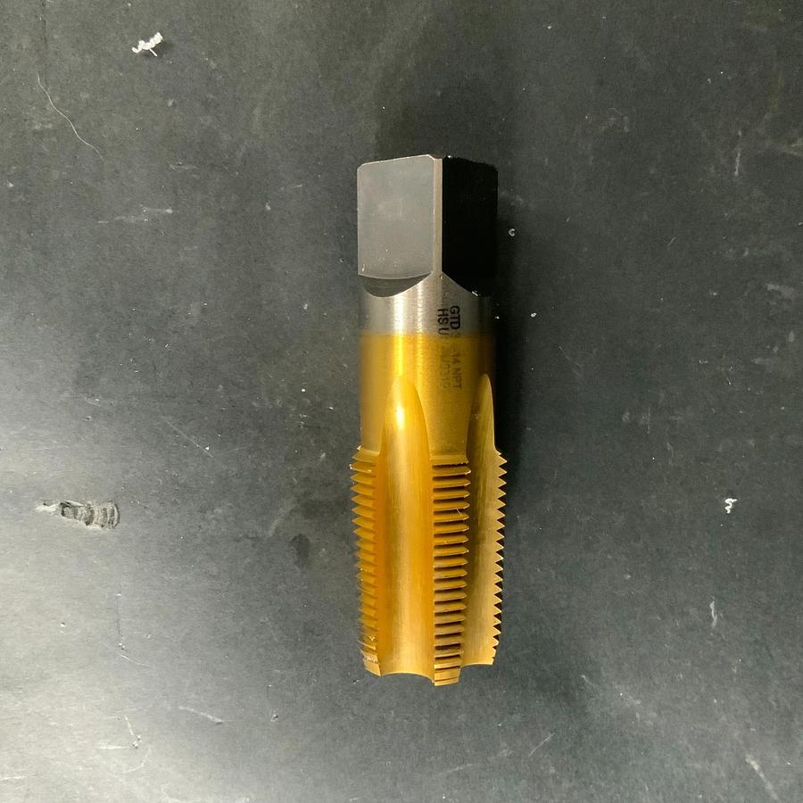 WIDIA GTD 19768 3/4-14 NPT 5-FLUTE TiN COATED TAPER PIPE TAP ($65 OBO)