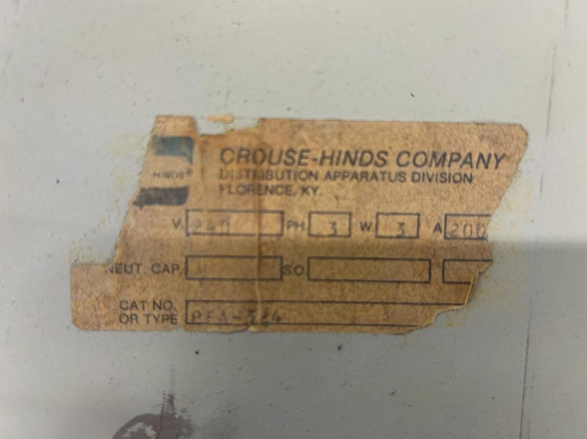 Used Crouse-Hinds - PFA-324 ($1,000 OBO!!!)