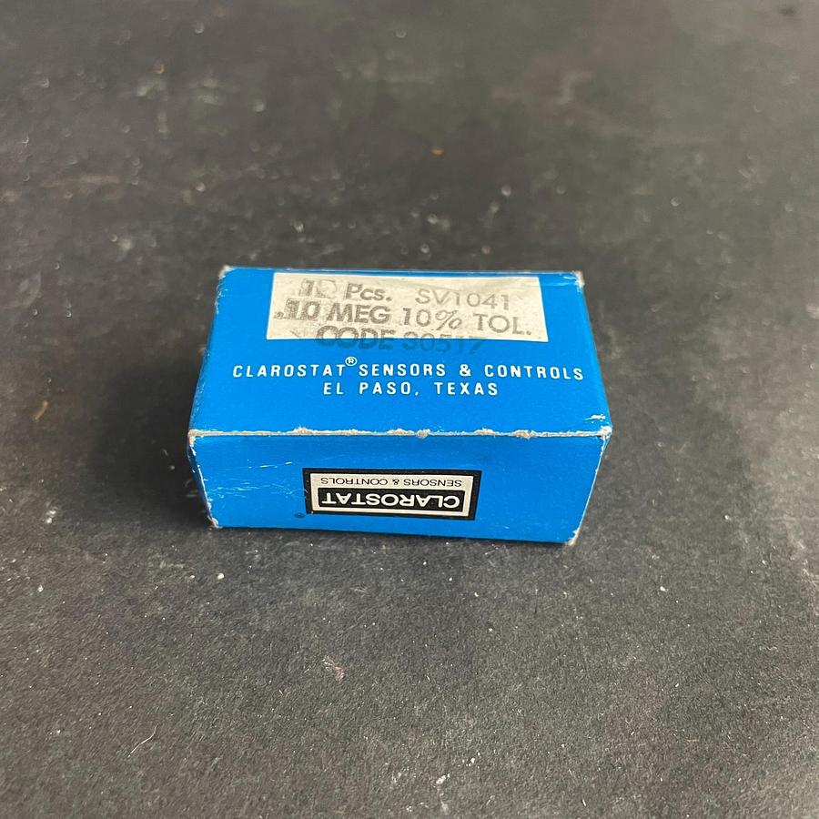 Used CLAROSTAT SV1041 ROTARY POTENTIOMETER CLARO TYPE 3 100K OHM 9332 OEM