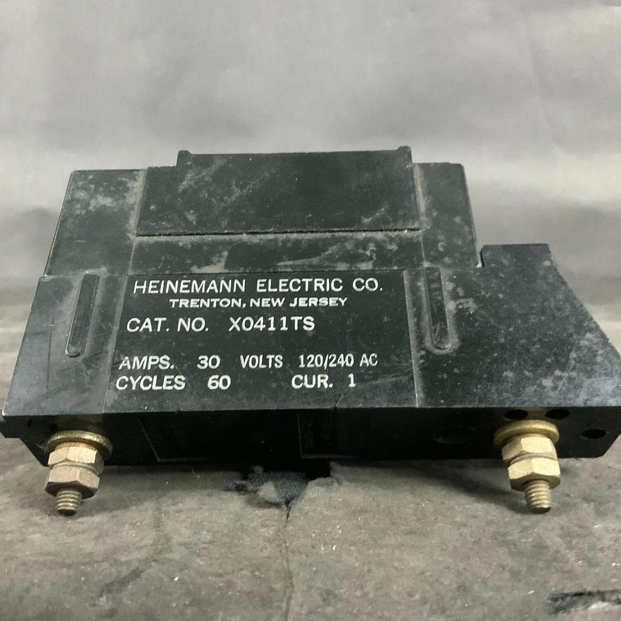 Used HEINEMANN ELECTRIC X0411TS CIRCUIT BREAKER ($17 OBO)