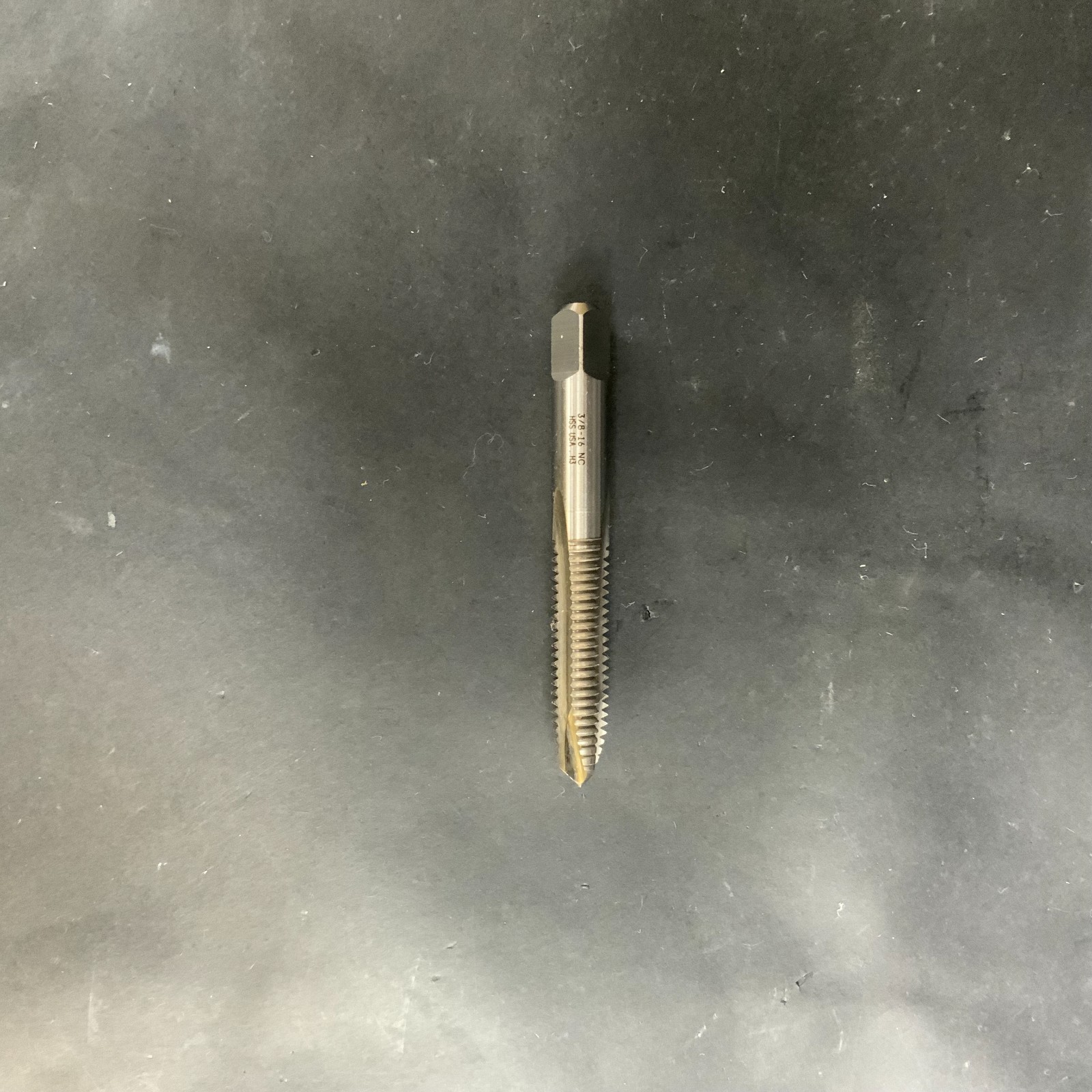 Used Unbranded 3/8”-16 NC HSS GH3 3-FLUTE PLUG TAP ($13 OBO)