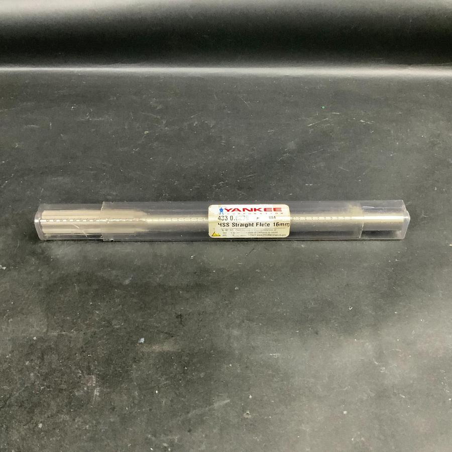Used YANKEE 433 16MM 0.6299” HSS 8-FLUTE STRAIGHT CHUCKING REAMER ($24 OBO)