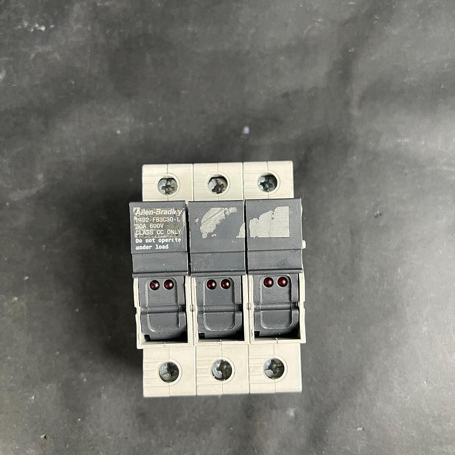 Used ALLEN BRADLEY 1492-FB3C30-L SER B FUSE HOLDER ($30 OBO)