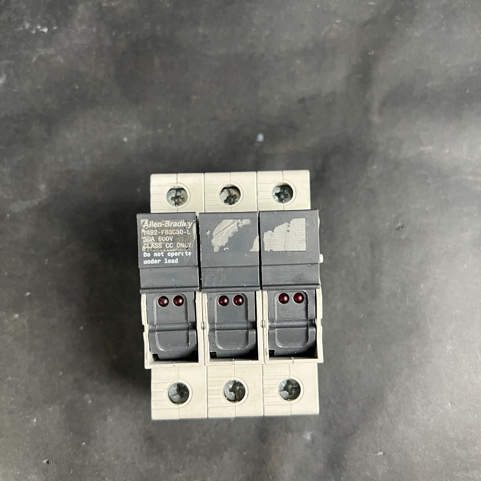 Used ALLEN BRADLEY 1492-FB3C30-L SER B FUSE HOLDER ($30 OBO)