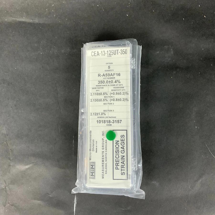 MICRO-MEASUREMENTS CEA-13-125UT-350 PRECISION STRAIN GAUGE - LOT OF 3 ($15 OBO)