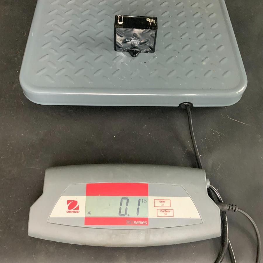 Used Unbranded A0K02 6uF 400VAC MOTOR RUN CAPACITOR ($10 OBO)