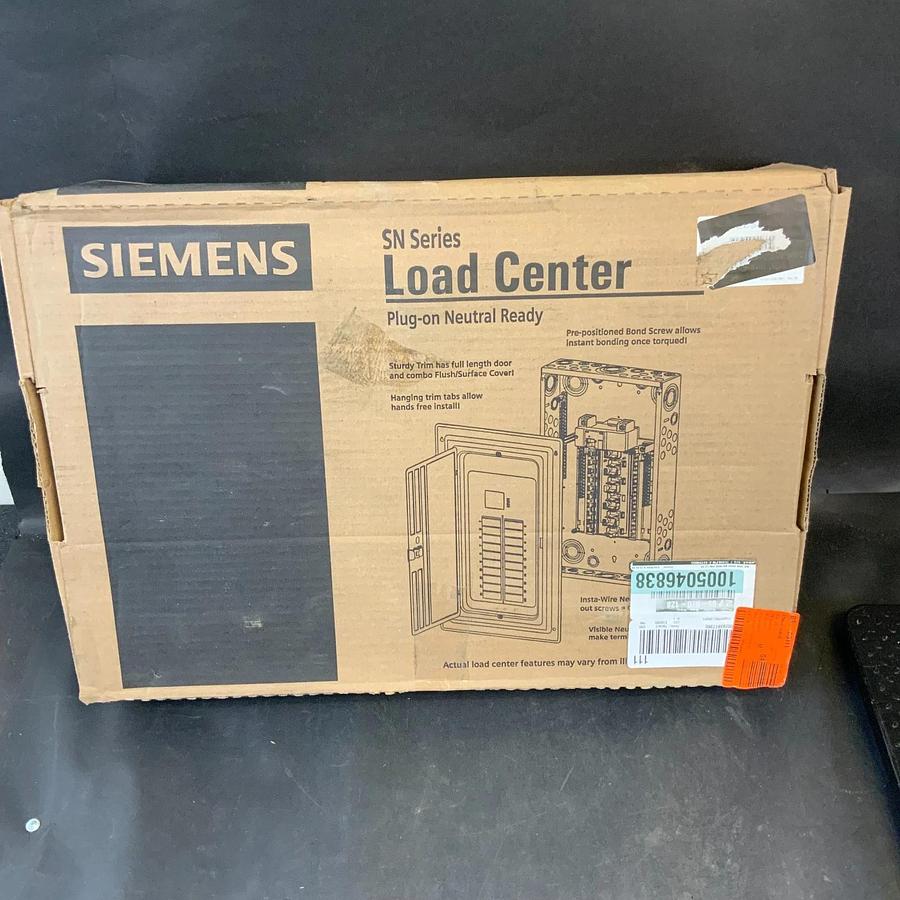 SIEMENS SN2020B1100P1 MAIN BREAKER LOAD CENTER ($60 OBO)