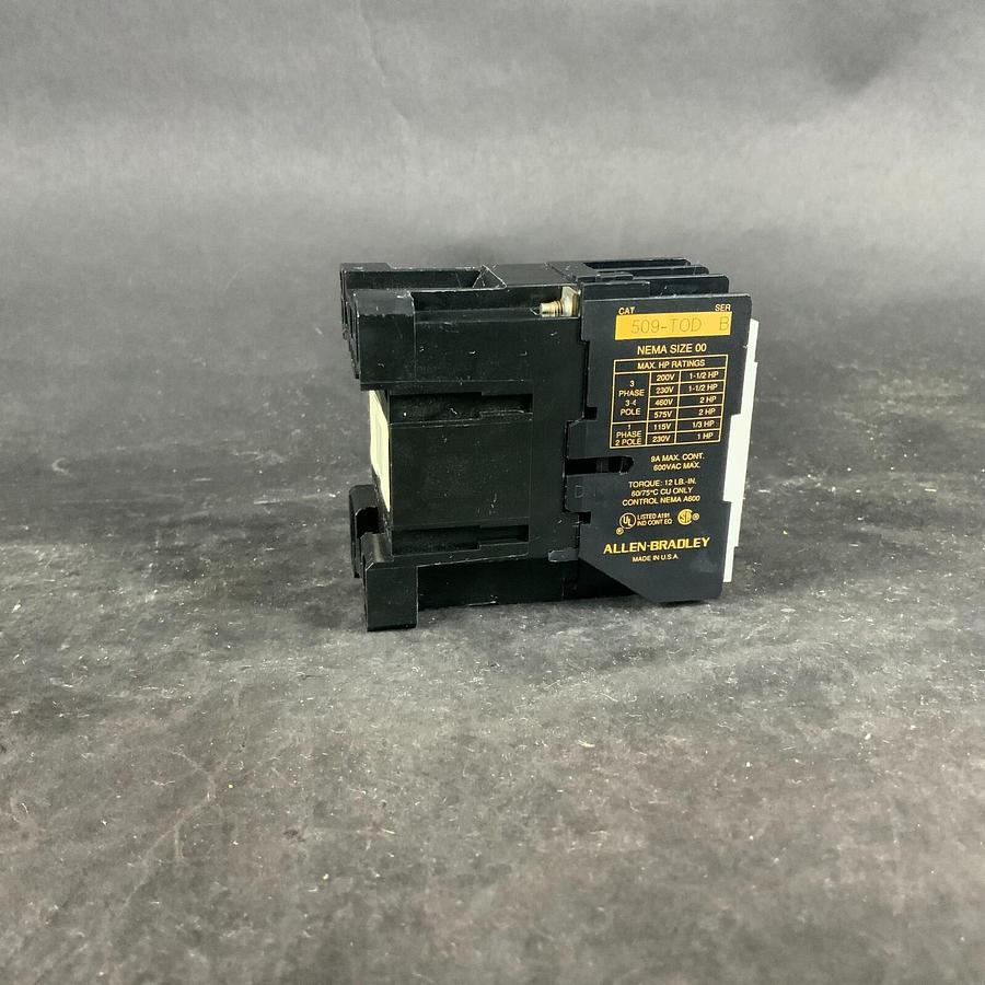 Used ALLEN BRADLEY 509-TOD B 110/120V CONTACTOR ($15 OBO)