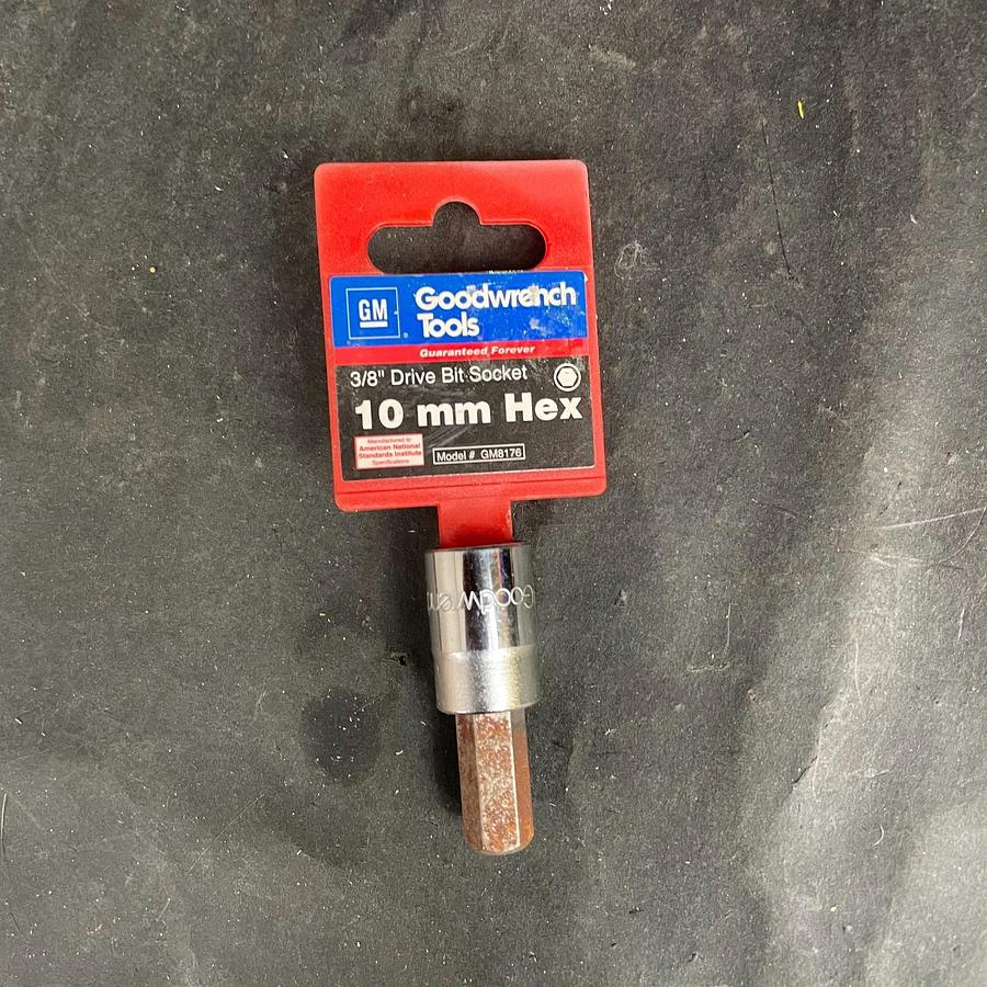 GOODWRENCH GM8176 3/8” DRIVE 10MM HEX - BIT SOCKET