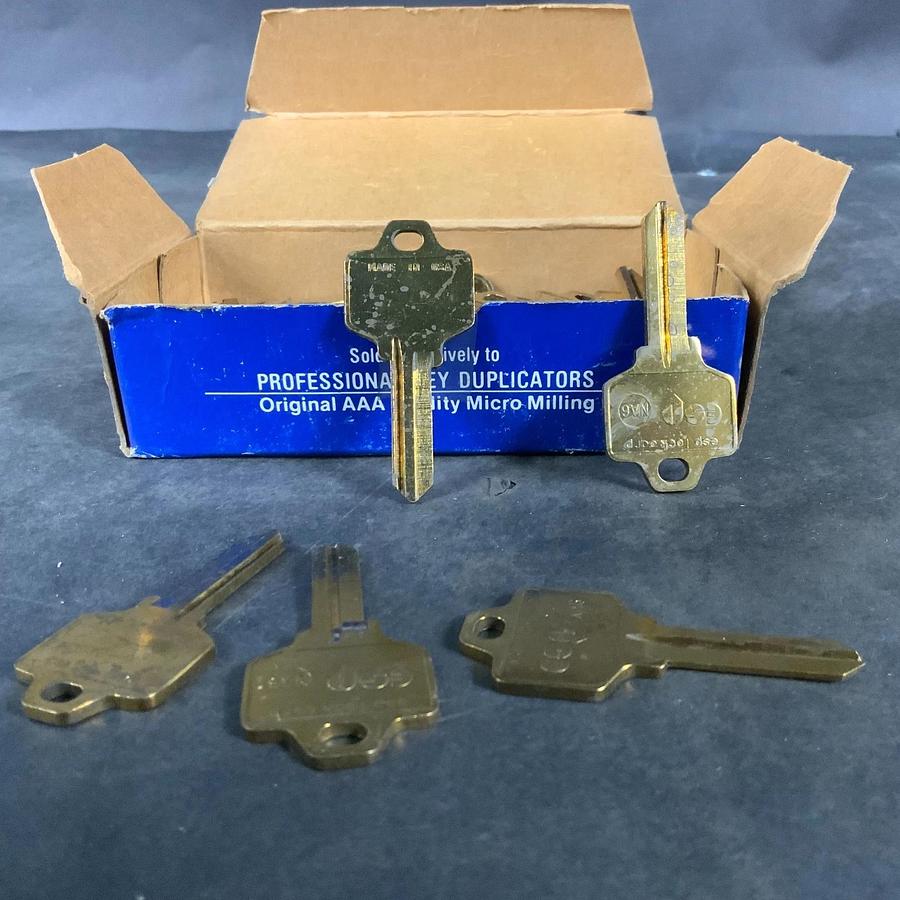 ESP BRASS KEY BLANKS - QTY 50 ($30 OBO)