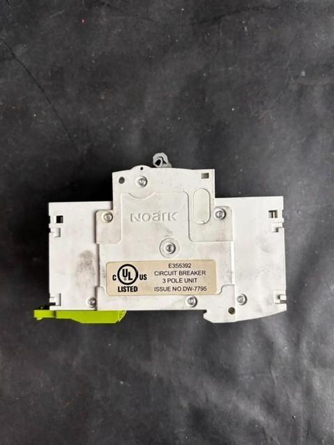 Used NOARK B1H C20A 3-POLE CIRCUIT BREAKER ($17 OBO)