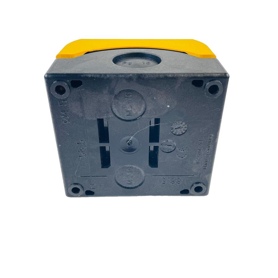 Used EATON M22 EMERGENCY STOP PUSHBUTTON IEC 60947-5-1 IP67 IP69K TYPE 3R 4X 12 13