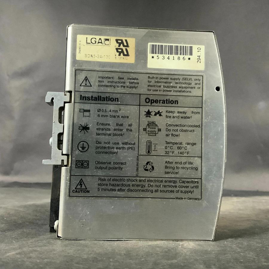 Used SOLA SDN 5-24-100 POWER SUPPLY ($30 OBO)