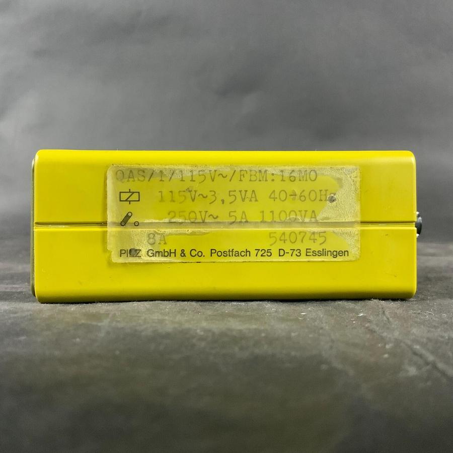 Used PILZ QAS/1 RELAY